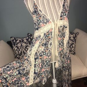 Emgee boHo festival kimono NWT